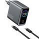 Мережевий зарядний пристрій WIWU Voyager 140W GaN Charger Combo (CHG200) + кабель Type-C to Type-C (1.5m) фото 2