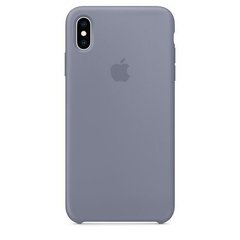 Silicone Case iPhone XS Max - Lavender Gray
