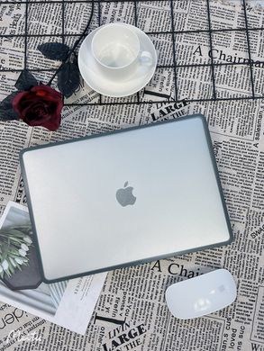 Чохол накладка для MacBook Pro 14.2" Zamax Soft Shield Protective Case - Grey&White