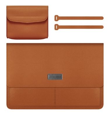 Чехол папка для MacBook Pro | Air 13 Zamax MacKeeper Leather Sleeve - Brown