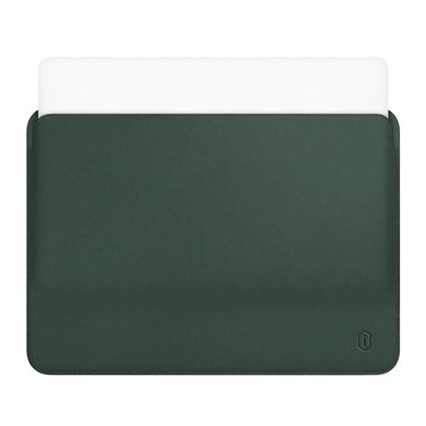 WIWU Skin Pro II PU Leather Sleeve for MacBook Pro 14.2" 2021 Green