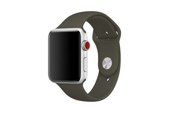Ремінець для Apple Watch 38 / 40 / 41 mm Dark Olive Sport Band - S/M & M/L