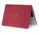 Чехол накладка Matte Hard Shell Case для Macbook Pro 16'' (2019) Soft Touch Wine Red фото 3