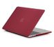 Чехол накладка Matte Hard Shell Case для Macbook Pro 16'' (2019) Soft Touch Wine Red фото 1