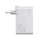 Зарядное устройство 2 в 1 Baseus Quick Charger & Power Bank GaN Charger USB and USB-C 45W 10000 mAh White фото 2
