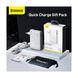 Зарядное устройство 2 в 1 Baseus Quick Charger & Power Bank GaN Charger USB and USB-C 45W 10000 mAh White фото 6