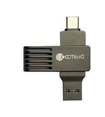 Флешка для MacBook COTEetCI High-speed Flash Drive Type-C & USB-A 128 Gb