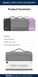 Сумка WiWU Cozy Classic Waterproof Polyester Laptop Sleeve 13-14" Grey фото 8