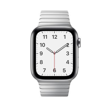 Блочный браслет Link для Apple Watch 42/44 /45 mm Silver