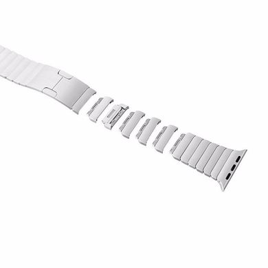 Блочний браслет Link для Apple Watch 42/44 /45 mm Silver