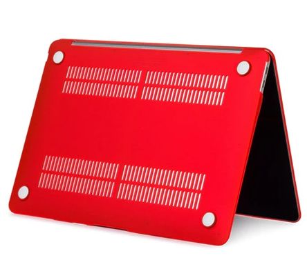 Чехол накладка Hard Shell Case для Macbook Air 15" Soft Touch Red