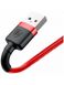 Baseus Cafule Cable for Lightning Red 1м, 2.4A