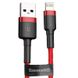Кабель Baseus Cafule Cable for Lightning Red 1м, 2.4A фото 1