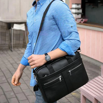 Сумка для ноутбука COTEetCI Luxury Series Business Briefcase (Genuine Leather) - Black