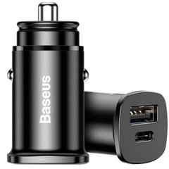 Автомобильное зарядное устройство Baseus PPS USB+Type-C 5 A 30W