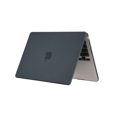 Чехол накладка Matte Hard Shell Case для Macbook Air 13.6" M2 2022 Soft Touch Black