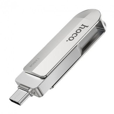 Флешка для MacBook HOCO Wise 2в1 Type-C+USB 3.0 flash drive 128GB UD10