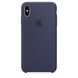 Silicone Case iPhone XS Max - Midnight Blue фото 1