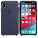 Silicone Case iPhone XS Max - Midnight Blue фото 2