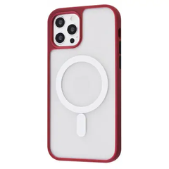 Чехол для iPhone 12 Pro Max Avenger Case with MagSafe - Red