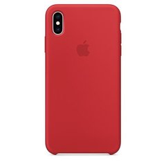 Silicone Case iPhone XS Max - Червоний