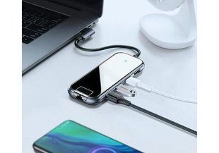 BASEUS Superlative Multifunctional HUB 6 in 1 Type-C to 3xUSB 3.0+4K/HD+RJ45+PD