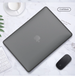 Чехол накладка для MacBook Air 13.6" M2 2022 Zamax Soft Shield Protective Case - Black фото 6