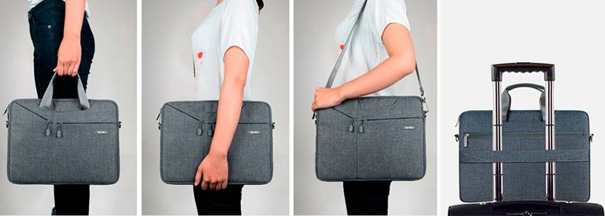 WiWu City Commuter Bag for Macbook 13'/14" Grey