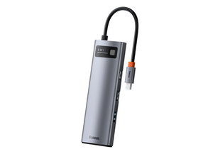 Baseus Metal Gleam Series 8-in-1 Multifunctional Type-C HUB Docking Station