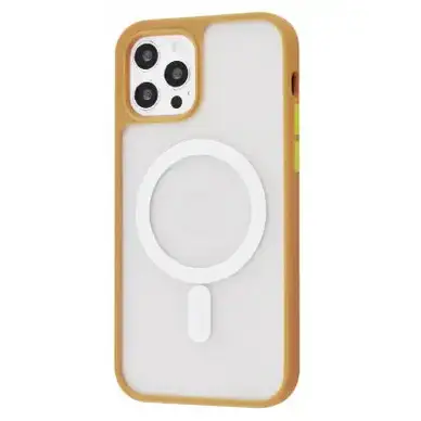 Чехол для iPhone 12 Pro Max Avenger Case with MagSafe - Yellow