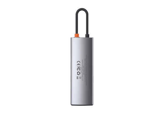 USB-C Хаб Baseus Metal Gleam Series 8-in-1 Multifunctional Type-C HUB Docking Station