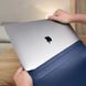 Чохол папка WIWU Skin Pro II PU Leather Sleeve для MacBook Air 13.6" M3/M2 2022/2024 Blue фото 3