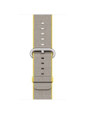 Nylon Band for Apple Watch 41/40/38 mm Yellow Lightgrey