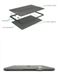 Противоударный силиконовый чехол для MacBook Air 13.6" WIWU Voyage Sleeve - Grey фото 6