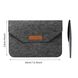 Чехол конверт ZAMAX Felt Sleeve для MacBook Air 13.6" 2022 (M2) Dark Grey фото 2