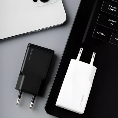 Білий (30W, Type-C + USB-A, GaN)