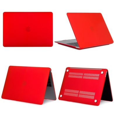 Чехол накладка Matte Hard Shell Case для Macbook Air 13.3" Soft Touch Red