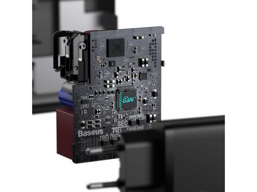Зарядний пристрій BASEUS GaN2 Fast Charger 1C |1Type-C, QC/PD, 100W, 5A + Type-C to Type-C Cable