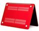 Чехол накладка Matte Hard Shell Case для Macbook Air 13.3" Soft Touch Red фото 4