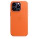 iPhone 14 Pro Leather Case with MagSafe - Orange фото 1