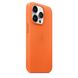 iPhone 14 Pro Leather Case with MagSafe - Orange фото 3