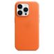 iPhone 14 Pro Leather Case with MagSafe - Orange фото 2