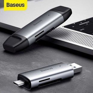 Macbook card reader Baseus Lentil - Cabin USB 3.0 + SD + TF