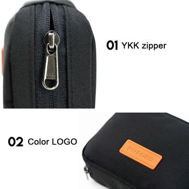 Case-organizer for accessories POFOKO E150 Black