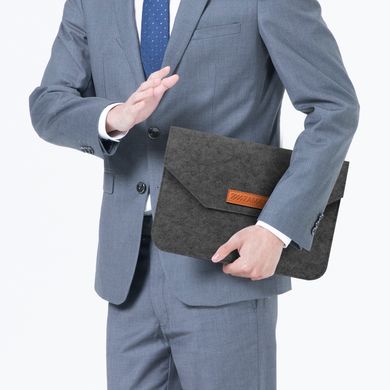 Чехол конверт ZAMAX Felt Sleeve для MacBook Pro 16.2" Black