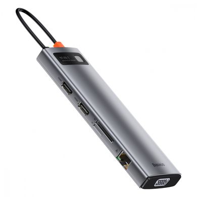 USB Type-C Хаб Baseus Metal Gleam Series 11-in-1 Multifunctional Type-C HUB Docking Station