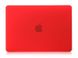 Matte Hard Shell Case for Macbook Pro 2016-2020 15.4" Soft Touch Red