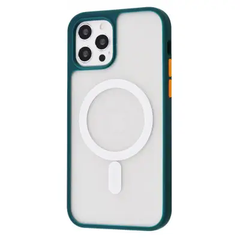 Чехол для iPhone 12 / 12 Pro Avenger Case with MagSafe - Green
