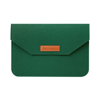 Чохол конверт ZAMAX Felt Sleeve для MacBook Pro 16.2" Forest Green