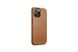 Leather case iCarer for iPhone 13 Pro Max - Camel Tan